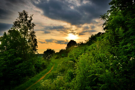 Sunset Cotswolds photo