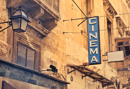 Cinema Sign photo