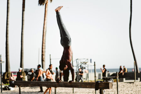 Man Handstand photo