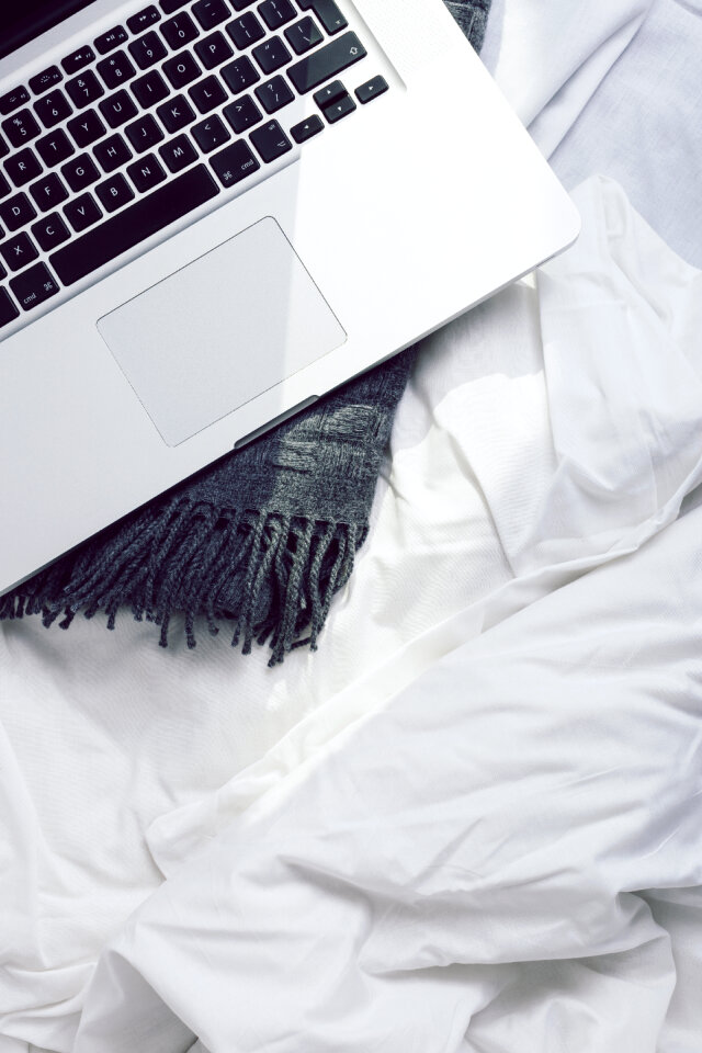 Computer On Bed Laptop