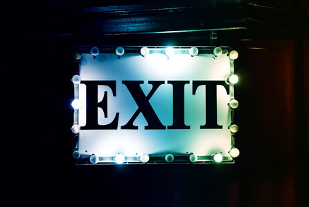 Exit Sign photo
