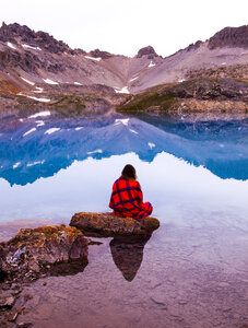 Woman Blanket photo