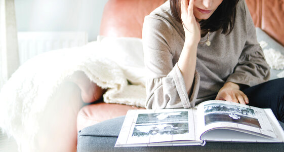 Woman Reading photo