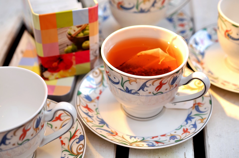 Tea bags teatime cup