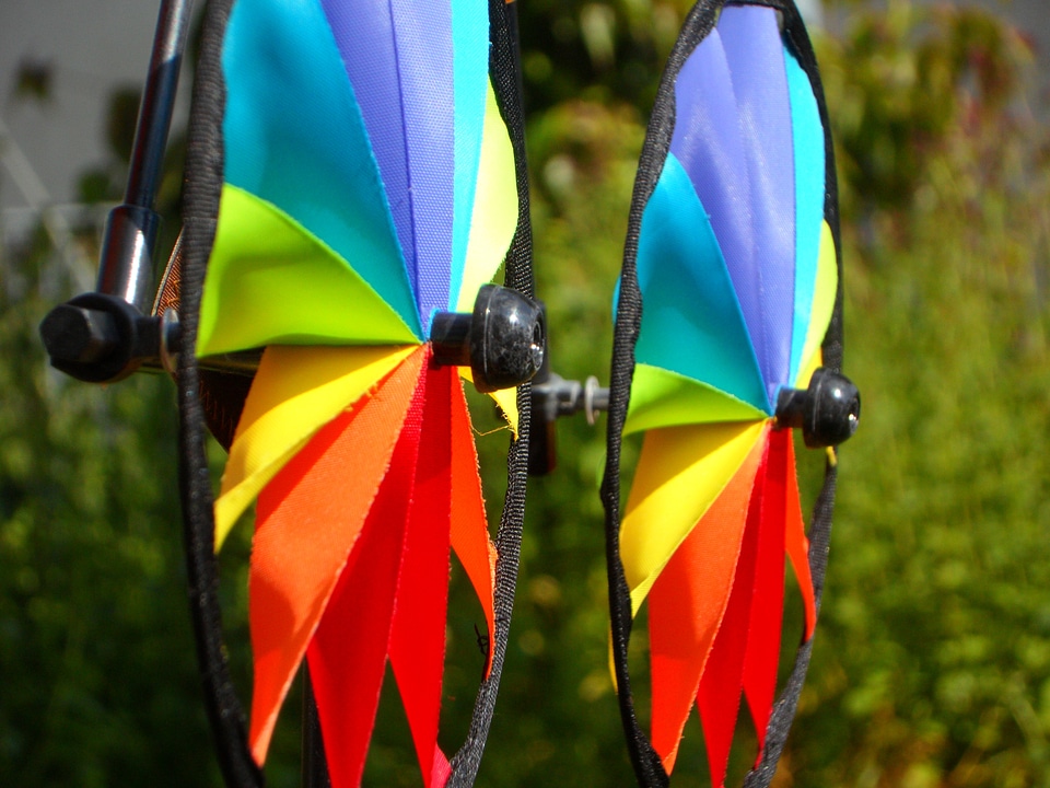 Garden children colorful