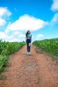 Girl Jumping photo