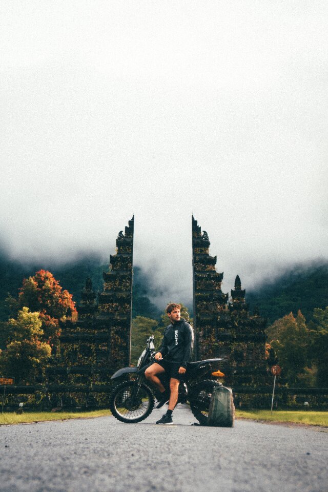 Man Motorbike