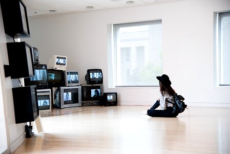 Woman Watching photo