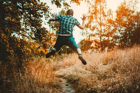 Man Jumping photo