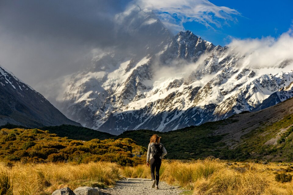 Hiker Mountains photo