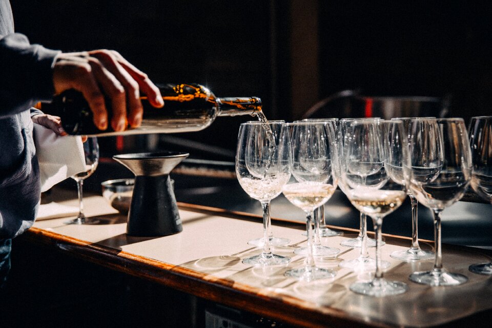 Pouring Wine photo