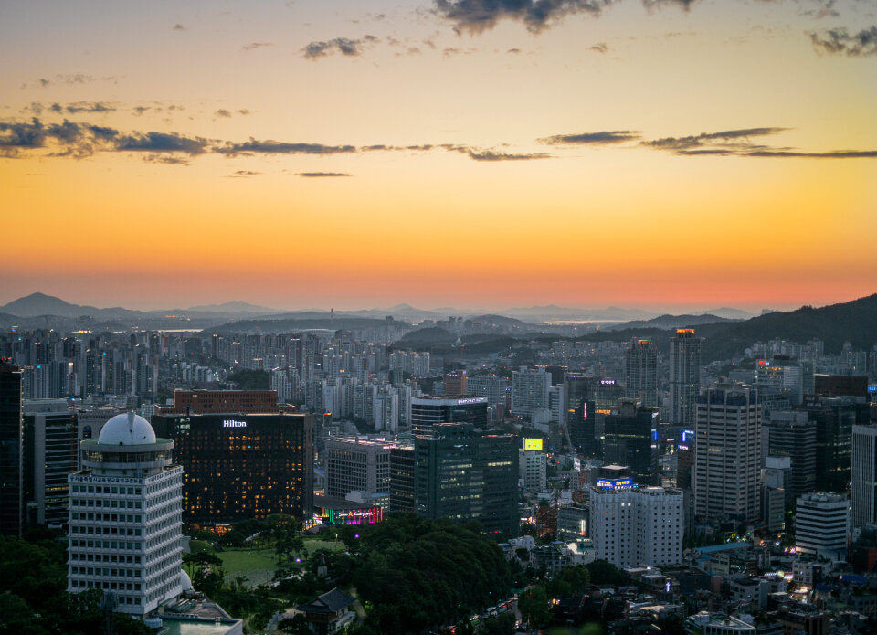 Aerial Seoul photo