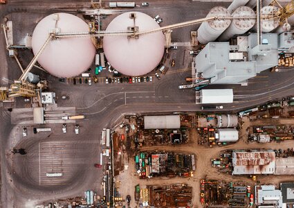 Aerial Industrial photo