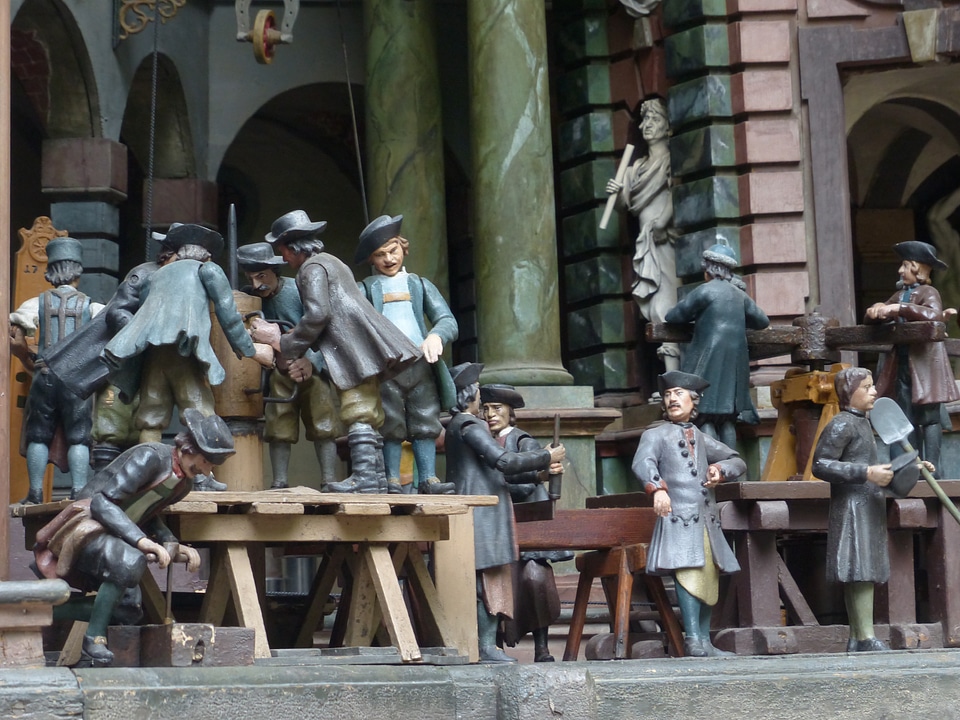 Wooden figures andreas jakob von dietrichstein hellbrunn