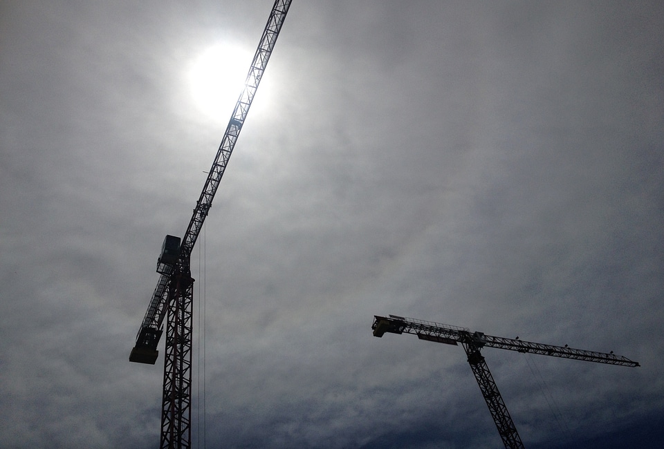 Construction work unfinished