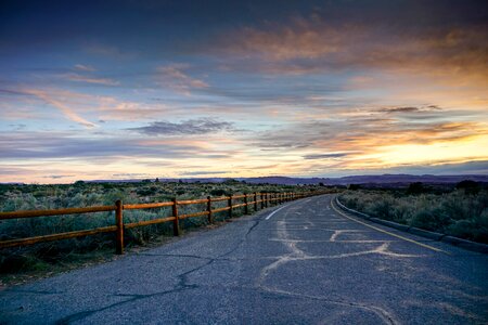 Road Sunset photo