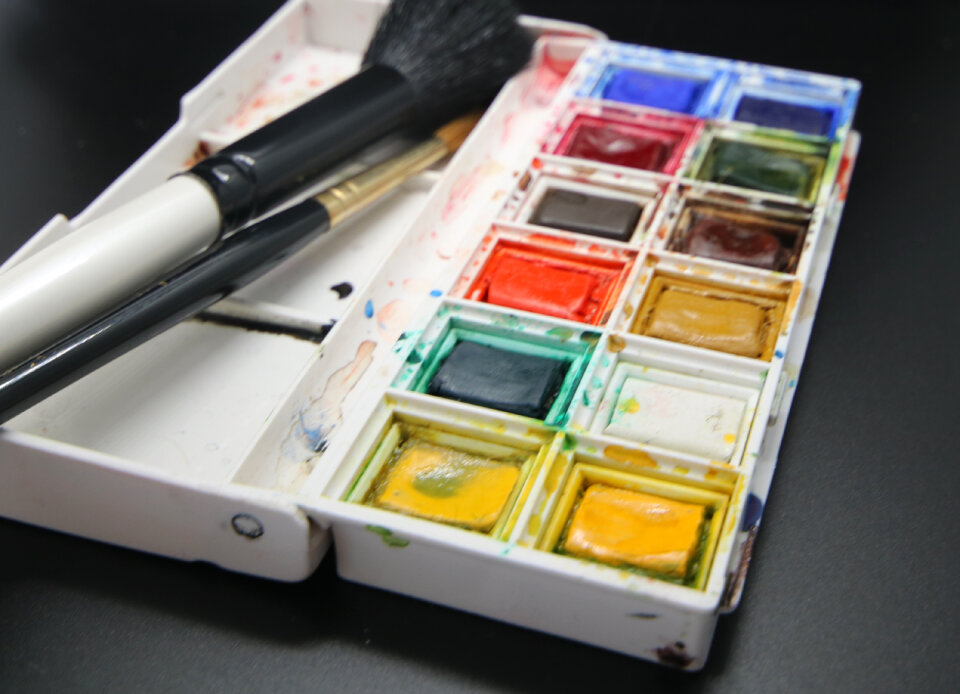 Paintbrushes Color