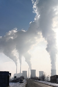 Emissions industries steam photo