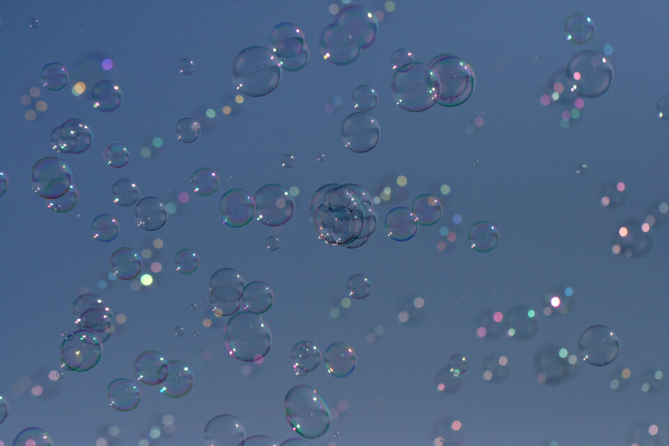 Bubbles Background photo