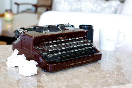 Typewriter Table photo