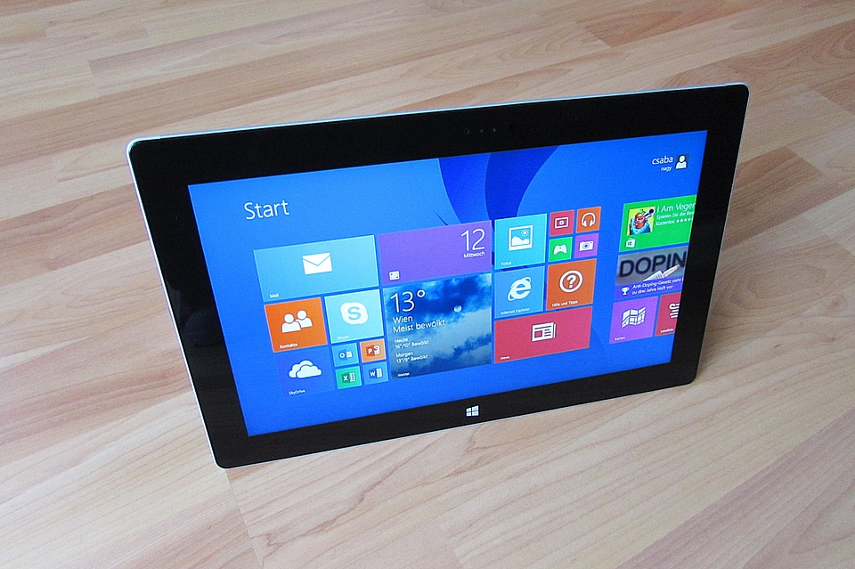 Microsoft surface mobile