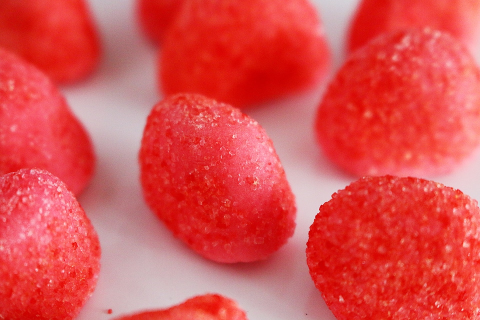 Strawberries candy sweet