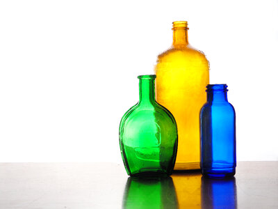 Colored Bottles photo