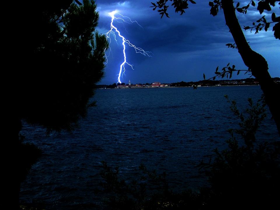 Storm sea croatia