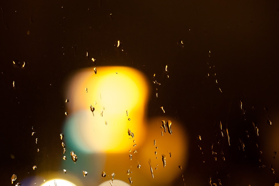 Refraction orange yellow