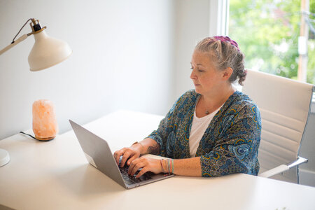 Woman Working photo