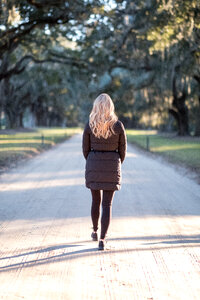 Woman Walking photo