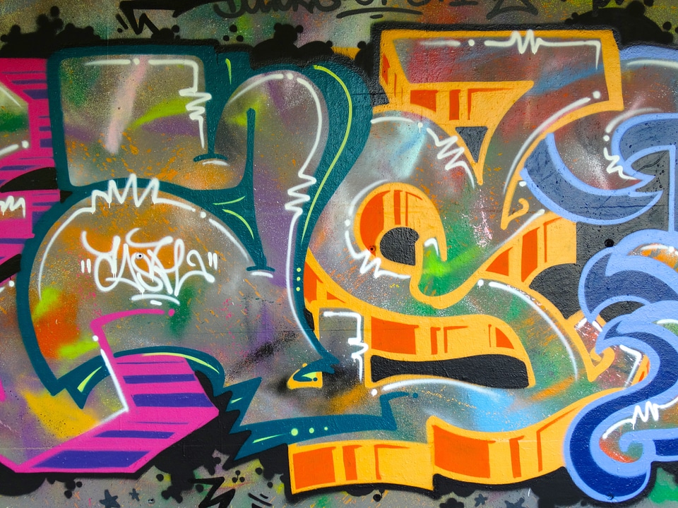 Decorative spray art