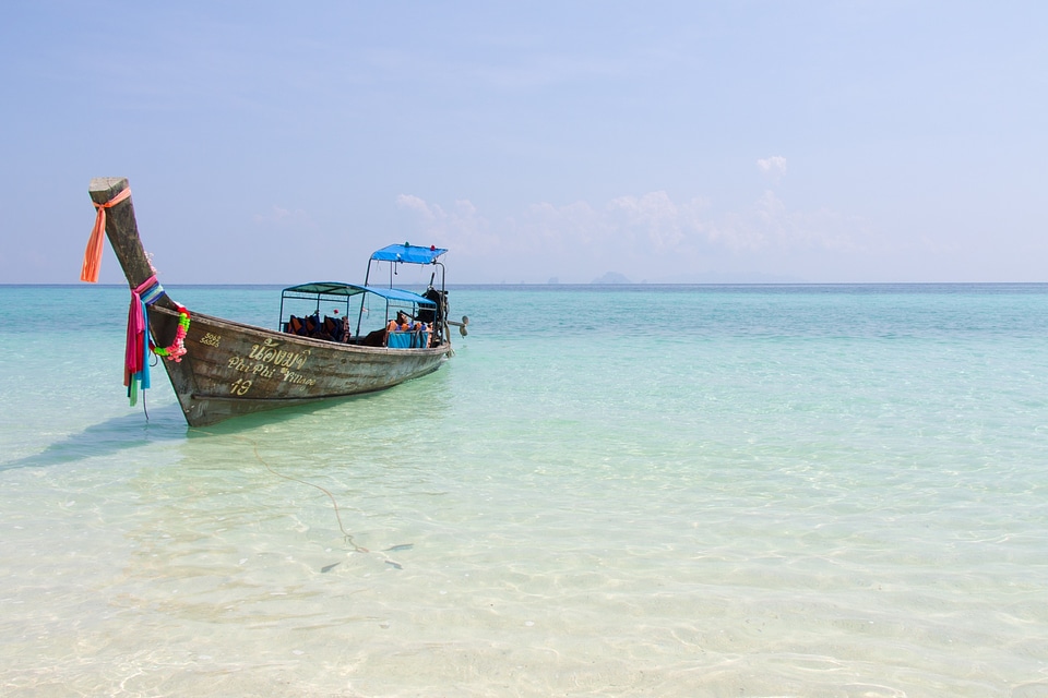 Blue travel ocean photo