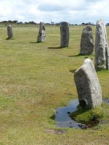 Hurlers stone circles megaliths place of worship photo