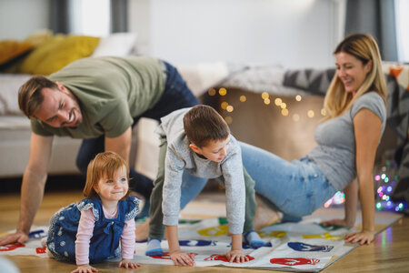 Family Playing