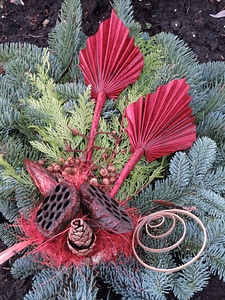 Grabschmuck flowers grave