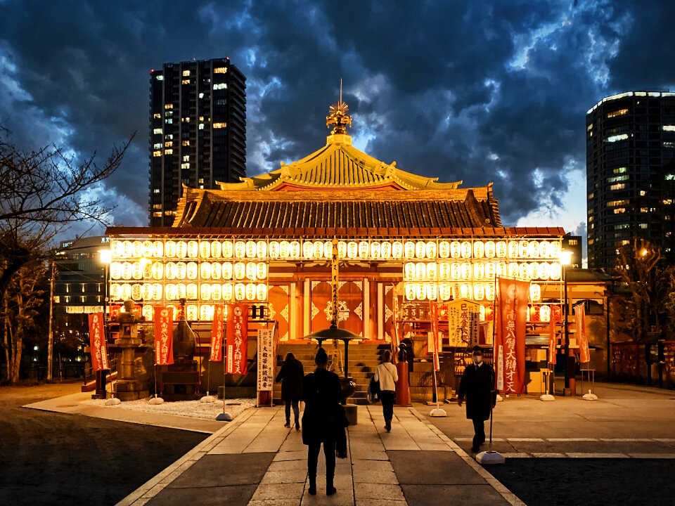 Bentendo Temple, Shinobazu Pond, Tokyo, Japan