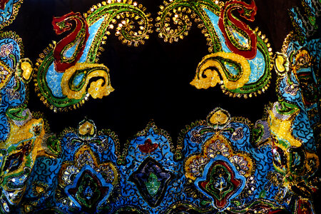 ornate fabric design