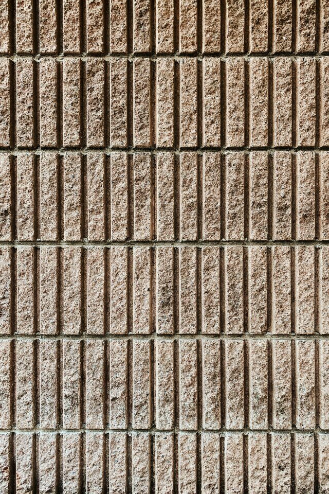 Thin Stone Bricks in Wall