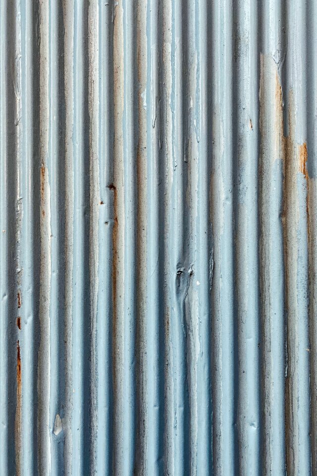 Weathered Gray Corrugated Iron