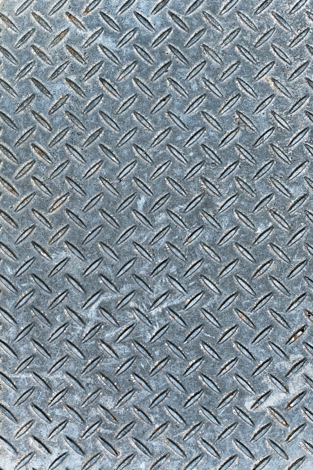 Dark Gray Metal Grate Crisscross Pattern