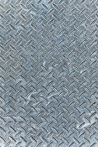 Dark Gray Metal Grate Crisscross Pattern photo