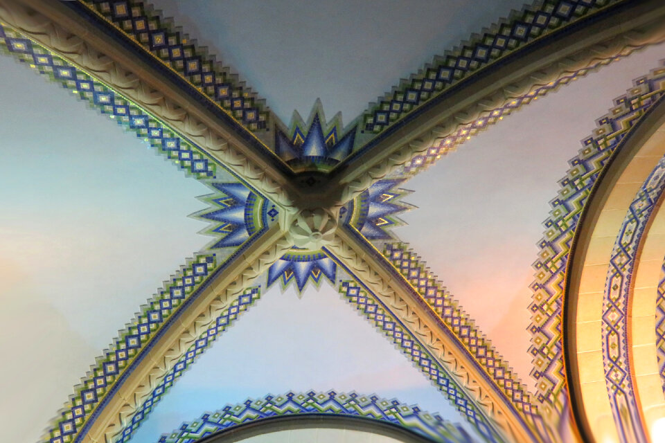 church ceiling photo