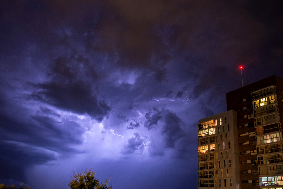 Lightening in the city