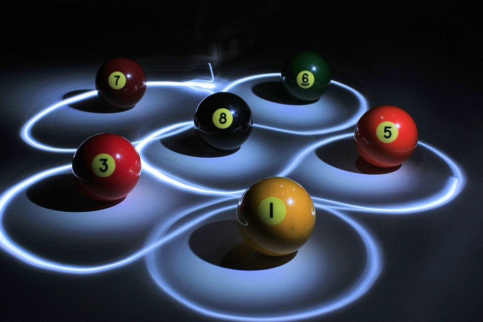Snooker pool table sport