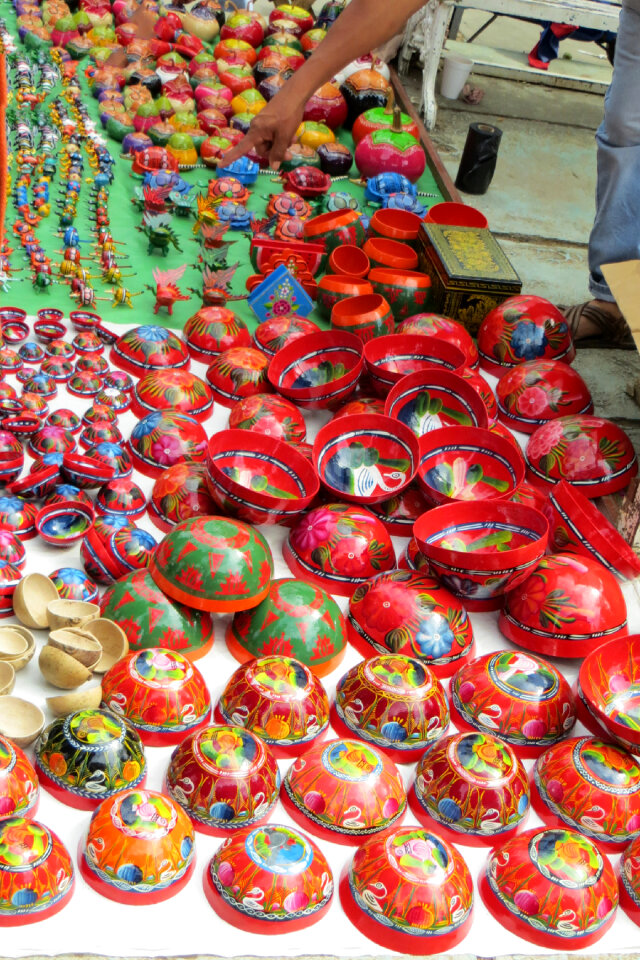 Mexican dish stall