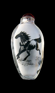Drawing chinese bottle