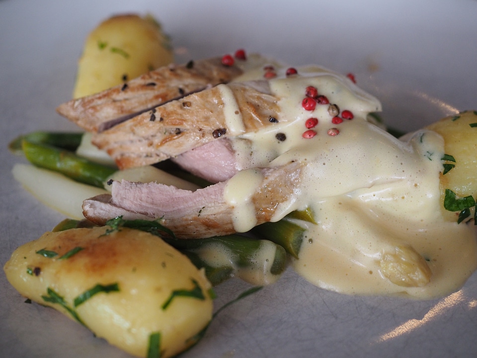 Pork tenderloin crispy pork salt potatoes