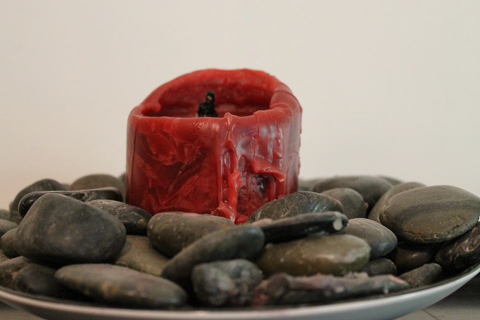 Wax candlelight decoration