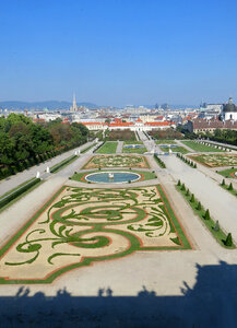 Belvedere gardens, Vienna